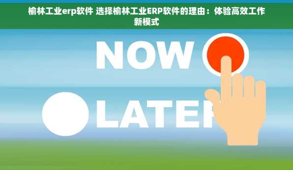 榆林工业erp软件 选择榆林工业ERP软件的理由：体验高效工作新模式
