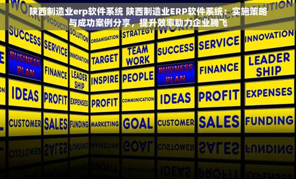 陕西制造业erp软件系统 陕西制造业ERP软件系统：实施策略与成功案例分享，提升效率助力企业腾飞