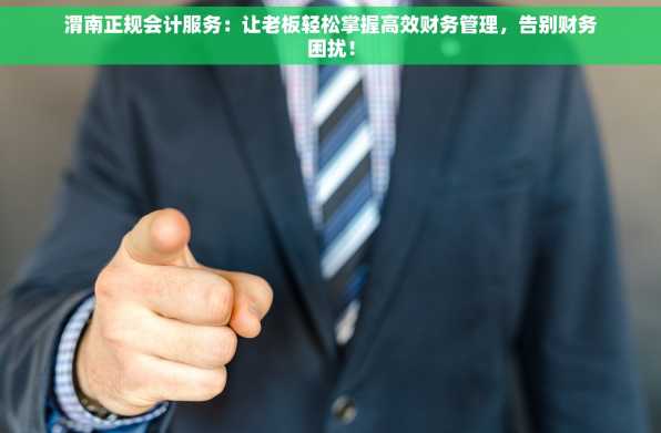 渭南正规会计服务：让老板轻松掌握高效财务管理，告别财务困扰！