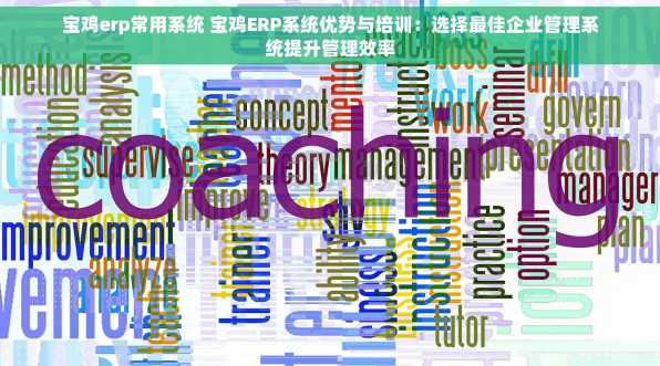 宝鸡erp常用系统 宝鸡ERP系统优势与培训：选择最佳企业管理系统提升管理效率