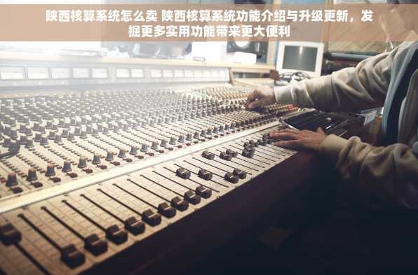 陕西核算系统怎么卖 陕西核算系统功能介绍与升级更新，发掘更多实用功能带来更大便利