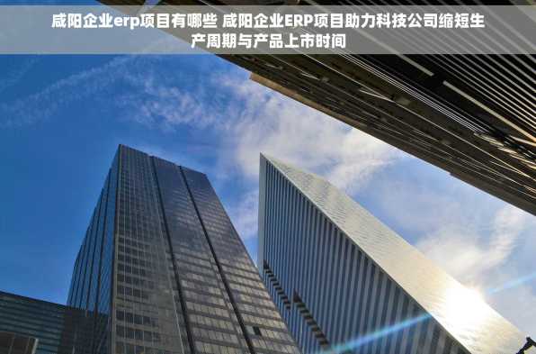 咸阳企业erp项目有哪些 咸阳企业ERP项目助力科技公司缩短生产周期与产品上市时间