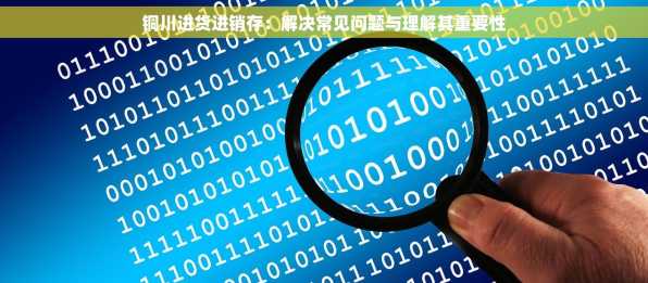 铜川进货进销存：解决常见问题与理解其重要性