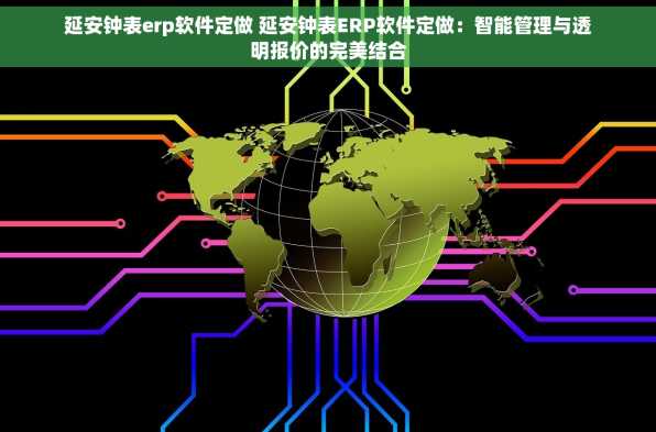 延安钟表erp软件定做 延安钟表ERP软件定做：智能管理与透明报价的完美结合