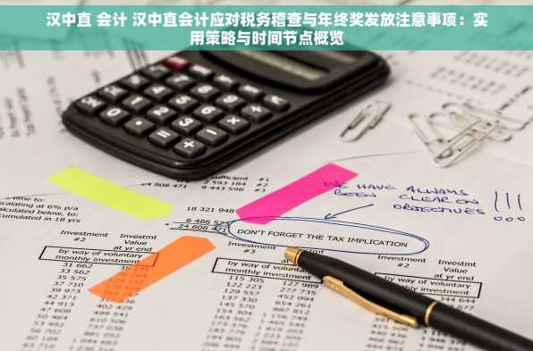 汉中直 会计 汉中直会计应对税务稽查与年终奖发放注意事项：实用策略与时间节点概览