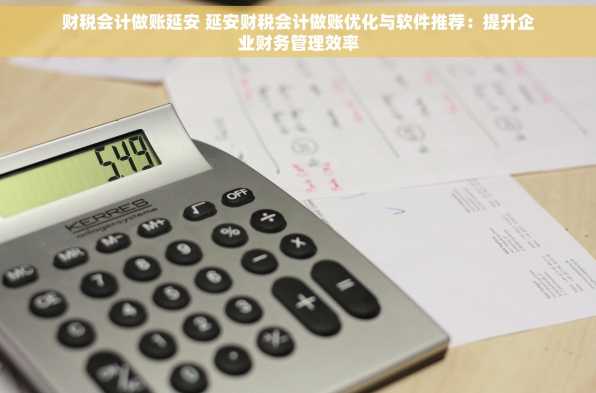 财税会计做账延安 延安财税会计做账优化与软件推荐：提升企业财务管理效率