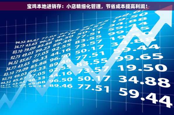 宝鸡本地进销存：小店精细化管理，节省成本提高利润！