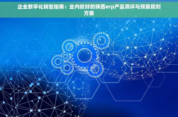 企业数字化转型指南：业内较好的陕西erp产品测评与预算规划方案