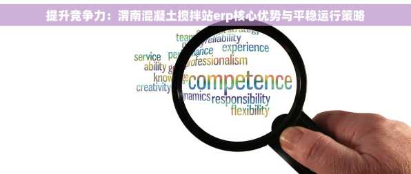 提升竞争力：渭南混凝土搅拌站erp核心优势与平稳运行策略
