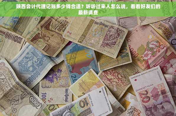 陕西会计代理记账多少钱合适？听听过来人怎么说，看看好友们的最新调查