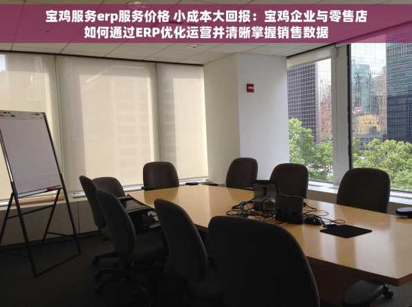 宝鸡服务erp服务价格 小成本大回报：宝鸡企业与零售店如何通过ERP优化运营并清晰掌握销售数据