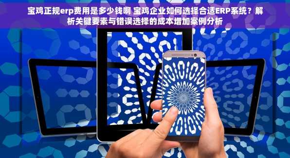 宝鸡正规erp费用是多少钱啊 宝鸡企业如何选择合适ERP系统？解析关键要素与错误选择的成本增加案例分析