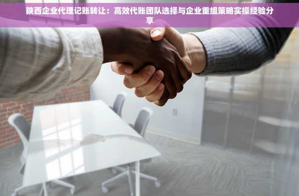 陕西企业代理记账转让：高效代账团队选择与企业重组策略实操经验分享