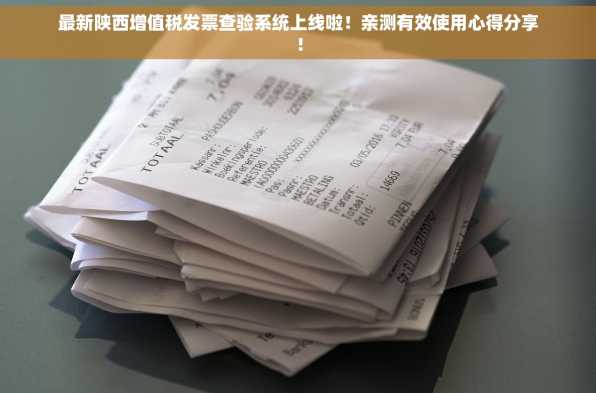 最新陕西增值税发票查验系统上线啦！亲测有效使用心得分享！