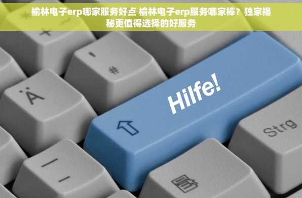 榆林电子erp哪家服务好点 榆林电子erp服务哪家棒？独家揭秘更值得选择的好服务