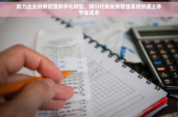 助力企业财务管理数字化转型，铜川代账业务管理系统快速上手节省成本
