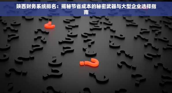 陕西财务系统排名：揭秘节省成本的秘密武器与大型企业选择指南