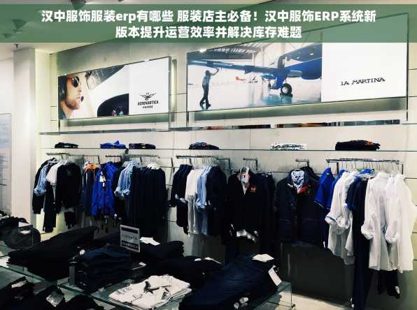 汉中服饰服装erp有哪些 服装店主必备！汉中服饰ERP系统新版本提升运营效率并解决库存难题