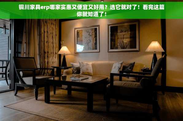 铜川家具erp哪家实惠又便宜又好用？选它就对了！看完这篇你就知道了！