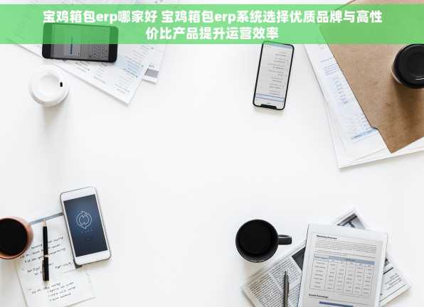 宝鸡箱包erp哪家好 宝鸡箱包erp系统选择优质品牌与高性价比产品提升运营效率