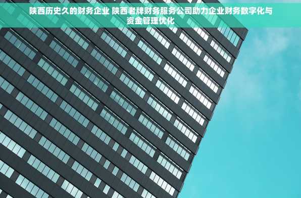 陕西历史久的财务企业 陕西老牌财务服务公司助力企业财务数字化与资金管理优化
