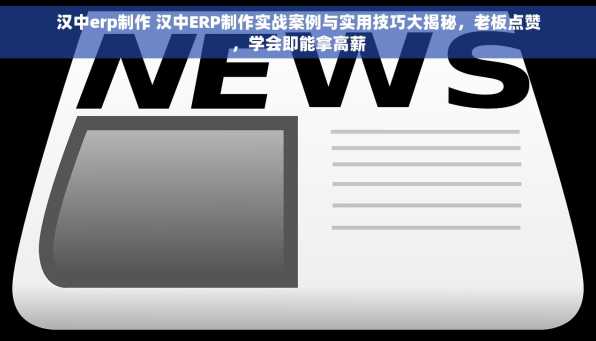 汉中erp制作 汉中ERP制作实战案例与实用技巧大揭秘，老板点赞，学会即能拿高薪