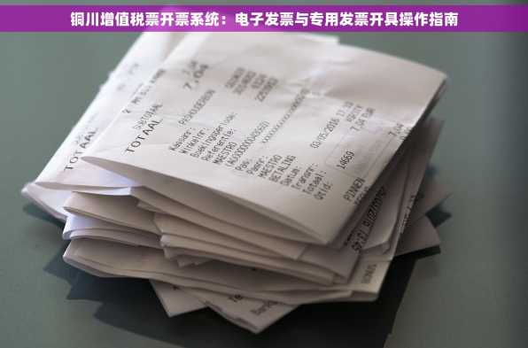 铜川增值税票开票系统：电子发票与专用发票开具操作指南