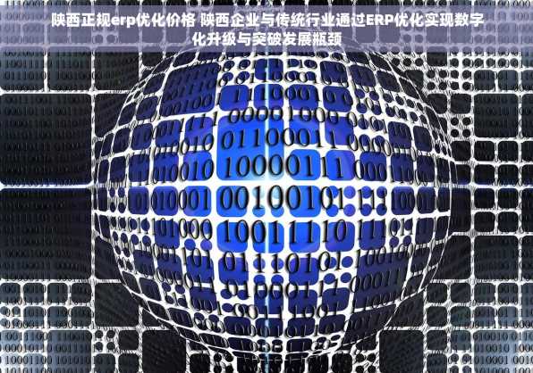 陕西正规erp优化价格 陕西企业与传统行业通过ERP优化实现数字化升级与突破发展瓶颈