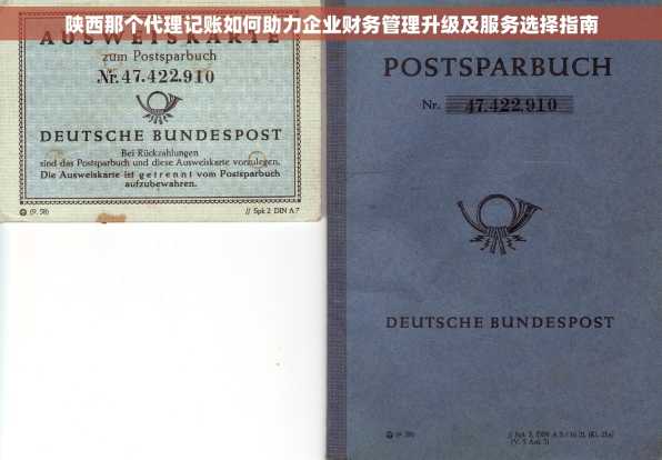 陕西那个代理记账如何助力企业财务管理升级及服务选择指南