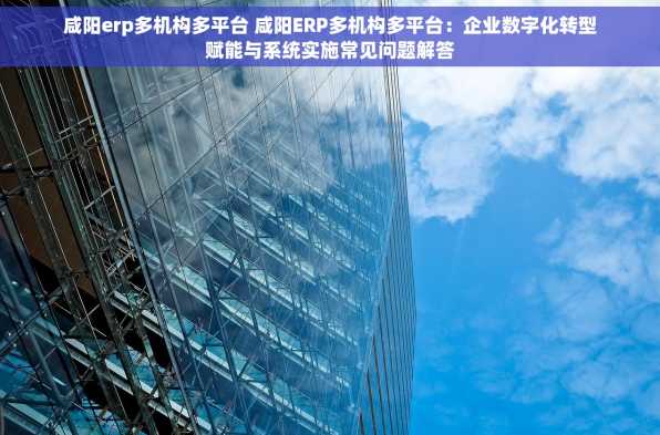 咸阳erp多机构多平台 咸阳ERP多机构多平台：企业数字化转型赋能与系统实施常见问题解答