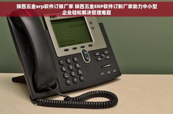 陕西五金erp软件订做厂家 陕西五金ERP软件订制厂家助力中小型企业轻松解决管理难题