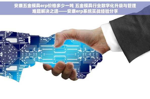 安康五金模具erp价格多少一吨 五金模具行业数字化升级与管理难题解决之道——安康erp系统实战经验分享