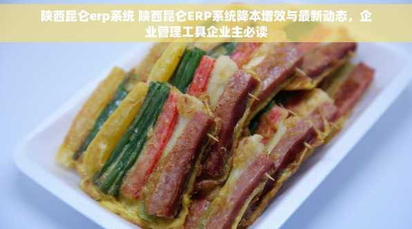 陕西昆仑erp系统 陕西昆仑ERP系统降本增效与最新动态，企业管理工具企业主必读