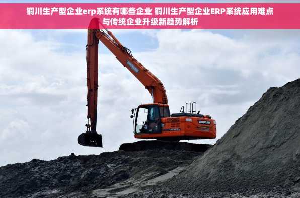 铜川生产型企业erp系统有哪些企业 铜川生产型企业ERP系统应用难点与传统企业升级新趋势解析