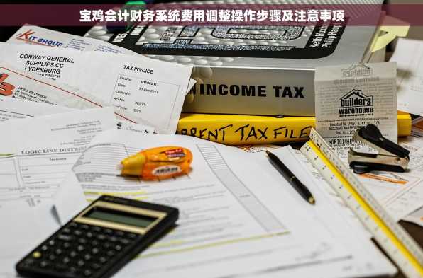 宝鸡会计财务系统费用调整操作步骤及注意事项