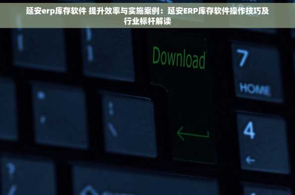 延安erp库存软件 提升效率与实施案例：延安ERP库存软件操作技巧及行业标杆解读