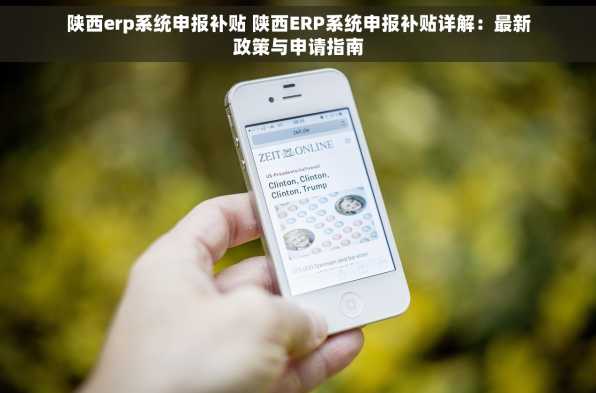 陕西erp系统申报补贴 陕西ERP系统申报补贴详解：最新政策与申请指南