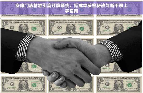 安康门店精准引流预算系统：低成本获客秘诀与新手易上手指南